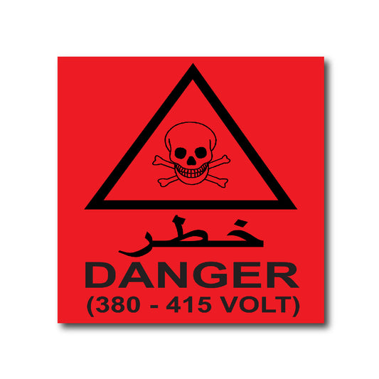 Danger 350-415 Volt - Label
