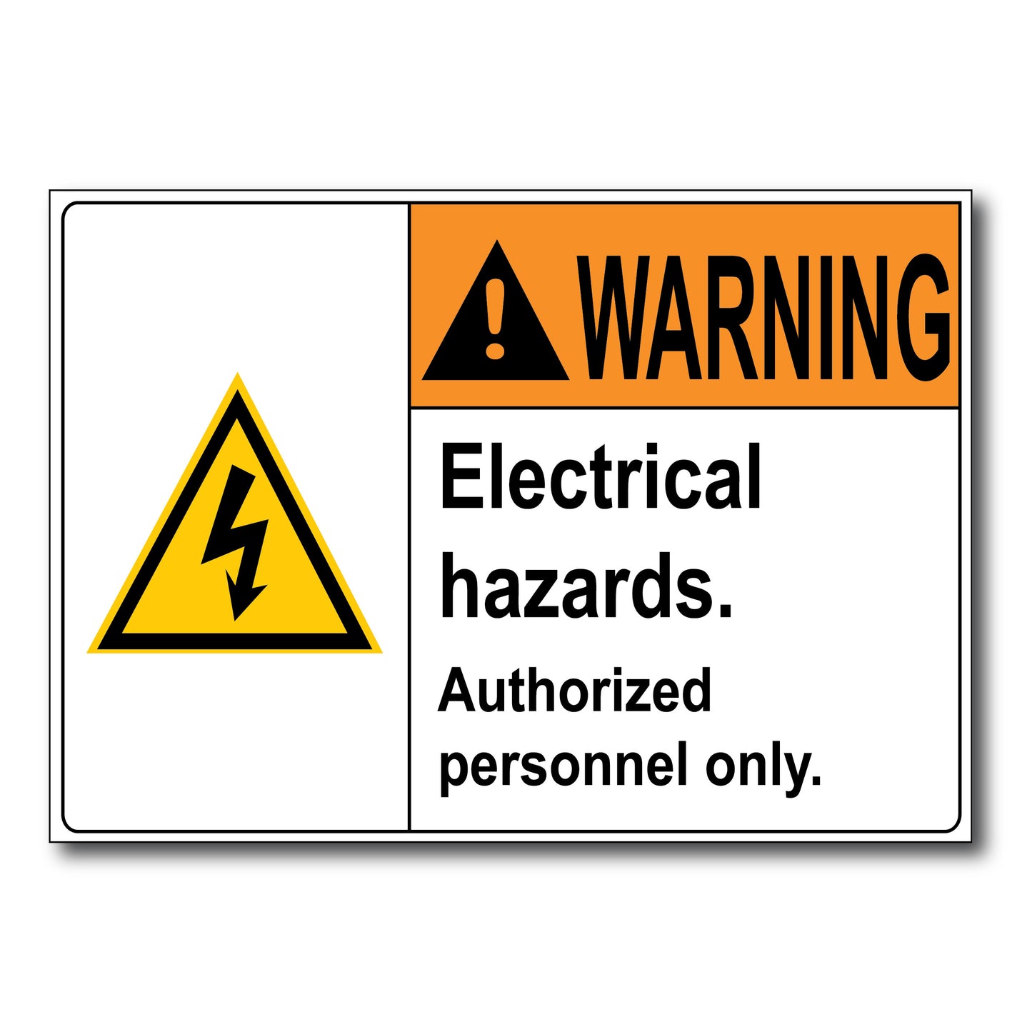 Warning Electrical Hazards