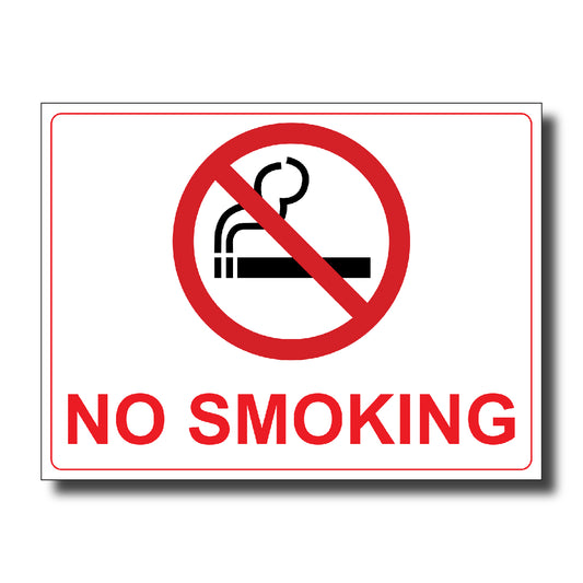 No Smoking sign